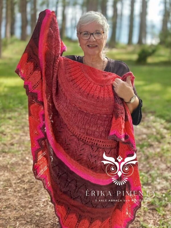 Coleção Ancestral - Xale Tricô - Imagem 7